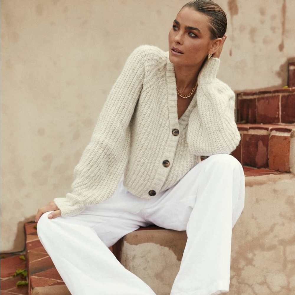 Dissh Verona Chunky Cardigan - Natural Size 4